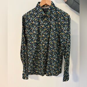 Denim & Flower Multicolor Floral Men's Shirt